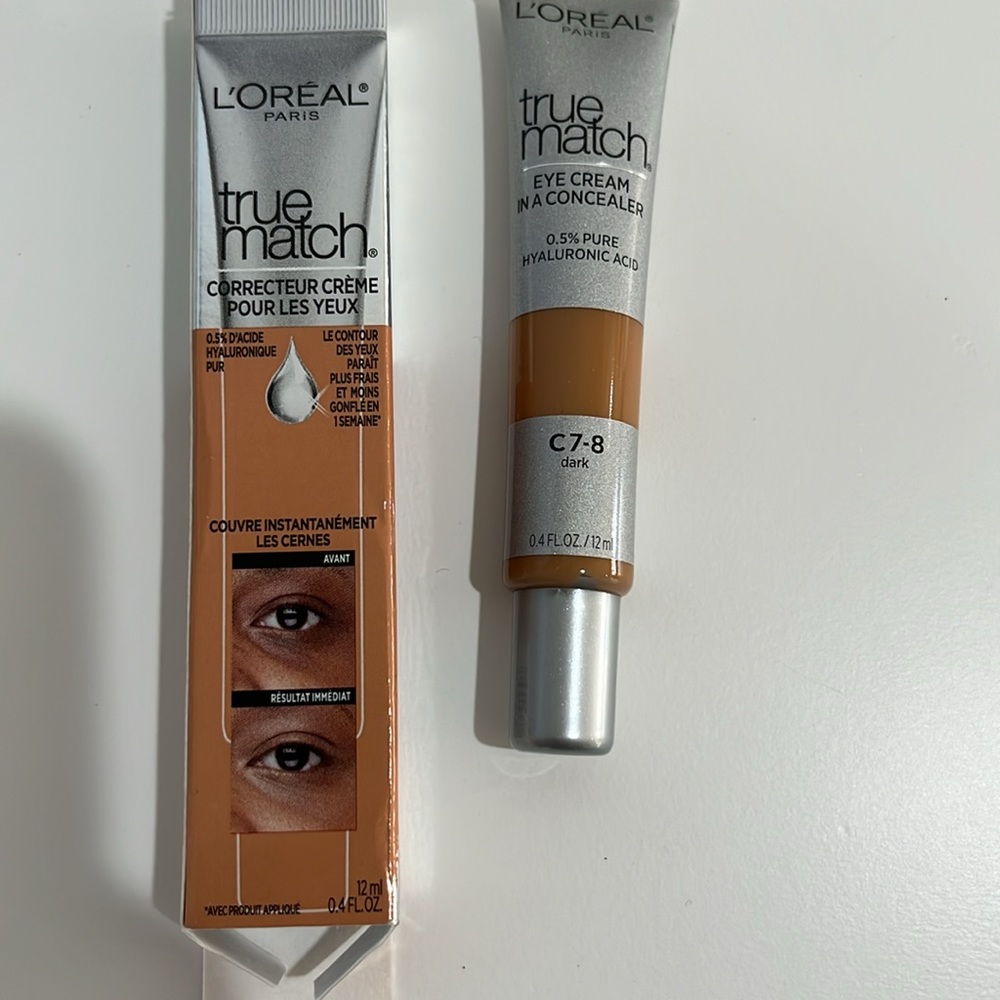 NWT L’oreal True Match Eye Cream in a Concealer- C7-8 Dark - Picture 5 of 5